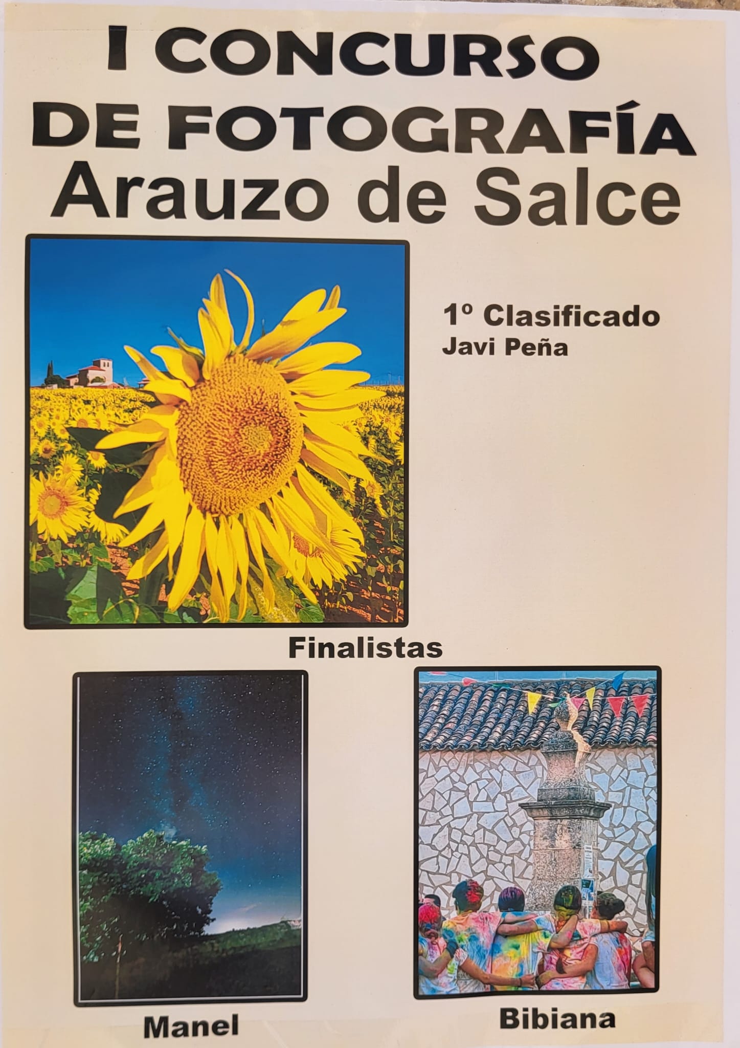 I Concurso de Fotografia de Arauzo de Salce