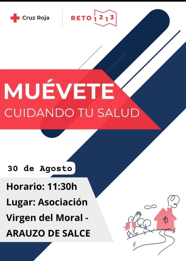 ACTIVIDAD - MUEVETE , CUIDANDO TU SALUD ( Cruz Roja) , 30 de Agosto